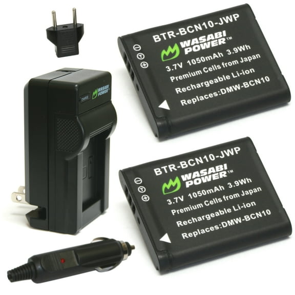 Wasabi Power Battery (2-Pack) and Charger for Leica BP-DC14
