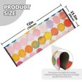 thumbnail image 5 of Yayeee Runner Rug for Bedroom 2'x6' Machine Washable Hallway Non Slip Mat, Yellow Circles, 5 of 8