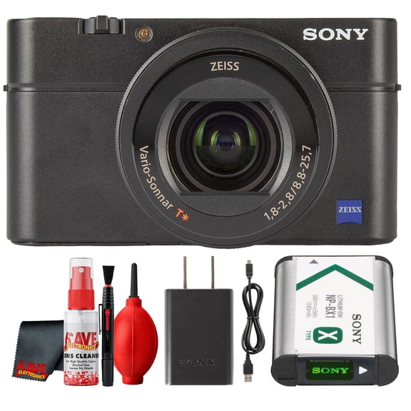 Sony Cyber-shot DSC-RX100 IV Camera DSCRX100M4/B Starter Kit (International Model)