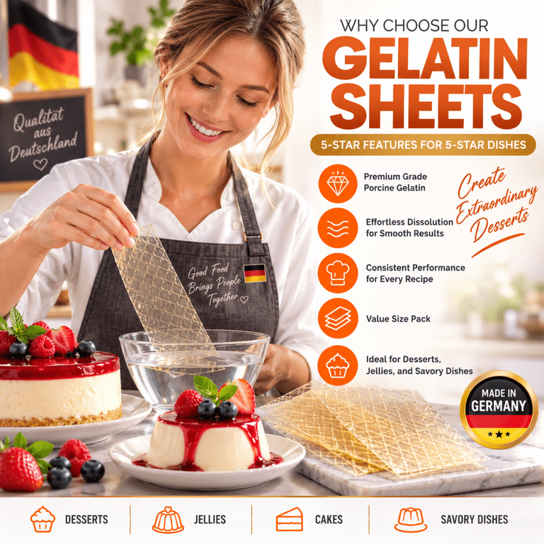 FitLane Nutrition, Gelatin Sheets, 40 Sheets, 200 Bloom Clear