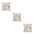 thumbnail image 4 of Ounissouiy Funda de almohada Funda de almohada cuadrada de fibra Funda de cojín de sofá lavable con letras, Mom to Dor Type1 NO1, 4 of 6