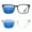 Black, variant on TIJN Rectangle Reading Glasses Progressive Multifocal Eyeglasses Plastic Presbyopic Lens 2 Pack