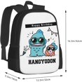 thumbnail image 3 of HANGYODON Backpack Travel Laptop Backpack Business Computer Bag Casual Backpack Adjustable Shoulder Strap Backpack, 3 of 8