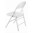 thumbnail image 5 of White Metal Folding Chair - Sold in Sets of 4 - by Chivari, 5 of 15