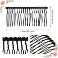 thumbnail image 2 of 5PCS Hair Combs for Women Accessories Metal Bridal Hair Comb 20 Teeth Wedding Veil Comb Decorative for Women Girls Fine Hair, 2 of 5