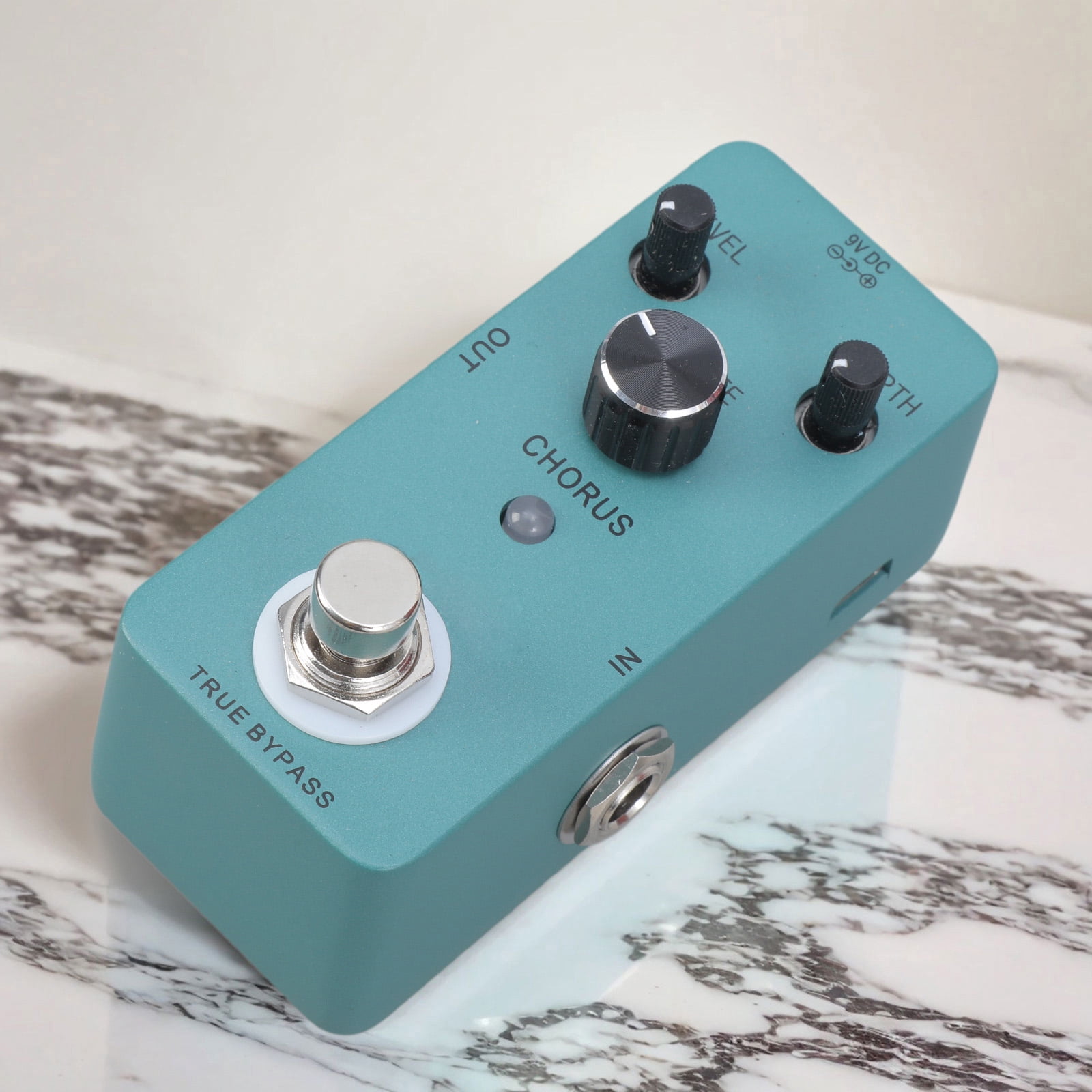 Zeiwohndc Full Metal Shell Analog Chorus Guitar Effects Pedal for Musicians Enthusiasts