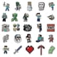 thumbnail image 2 of 100 pcs Minecraft Adventure Game Cartoon Stickers Decals, 2 of 5