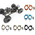 thumbnail image 2 of Ruiboury 2piece Aluminum Front C-Hub Caster Block For Axial 1/10 JR ROCK RACER 90026 Improve RC Car Silver 1Set, 2 of 6