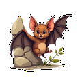 thumbnail image 1 of Colorful Fridge Magnet Spooky Refrigerator Magnet Halloween Magnetic Sticker Decorative Bat Magnet for Metal Surface Fridge Whiteboard, 1 of 4