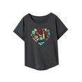 thumbnail image 4 of Camiseta básica de verano para mujer, camiseta básica elegante para caminar en la playa, trabajo de oficina L, 4 of 7
