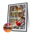 thumbnail image 2 of 5D DIY Navidad nieve pájaro completo redondo diamante pintura mosaico taladro Rhinestone FLhrweasw Nuevo, 2 of 9
