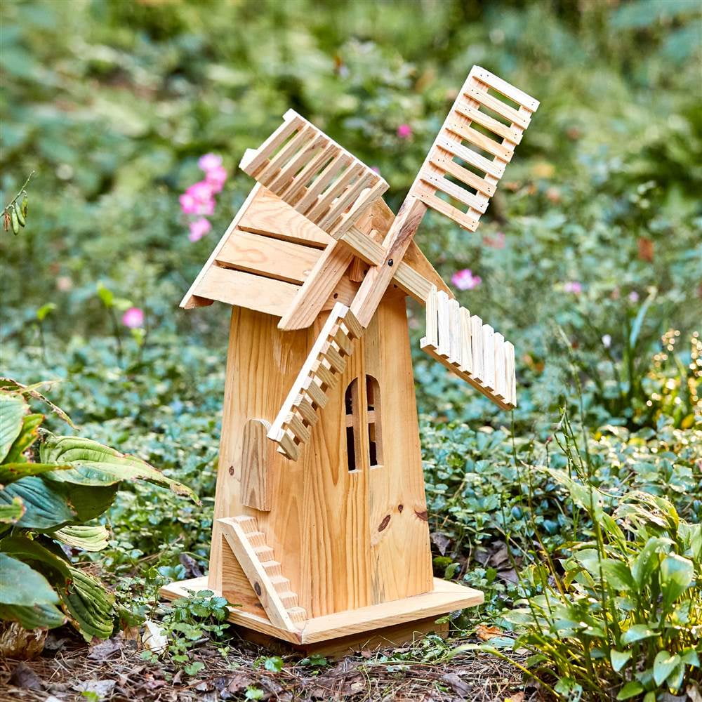 Shine Company Decorative Windmill Natural by Shine Company