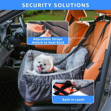 Elevated Dog Car Seat For Small Dogs, Small Dog Car Seat, Puppy Dog