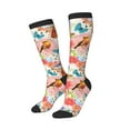 thumbnail image 2 of Balery Flowers And Birds Watercolor Fun Novelty Socks Men'S Women'S Crew Socks Funny Crazy Novelty Socks Quirky And Cool Socks, 2 of 9