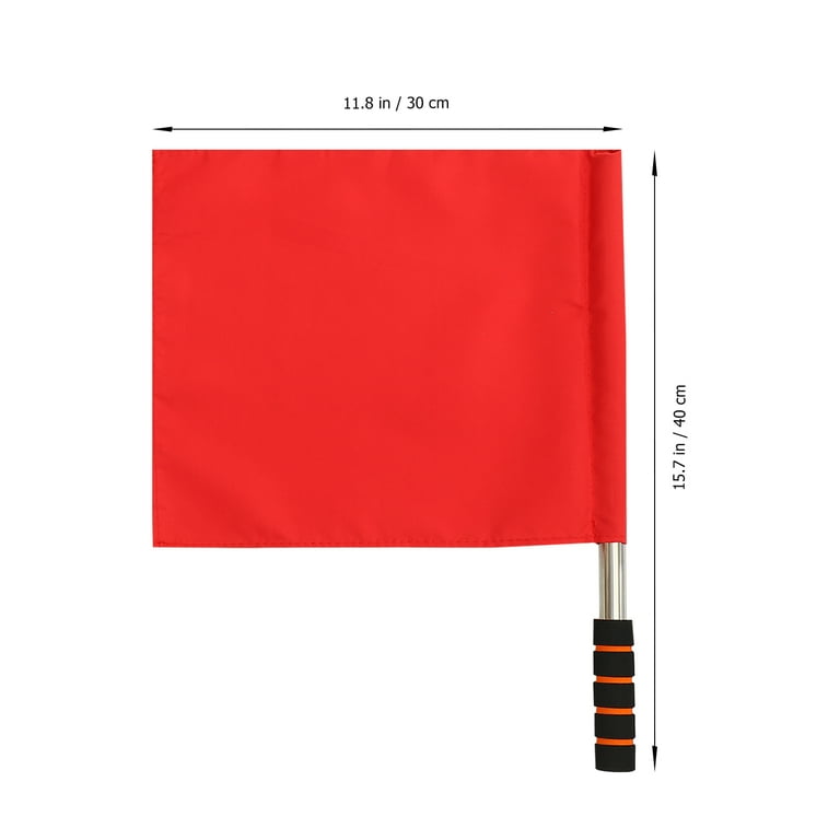 Flag Flags Referee Linesman Football Hand Volleyball Red Sports