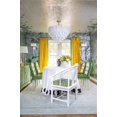 thumbnail image 5 of Crystorama Addis 16 Light Aged Brass Chandelier - 32"W x 21.5"H x 32"D, 5 of 12
