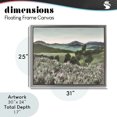 thumbnail image 4 of Stupell Industries Cottage Windblown Meadow Blooms Gray Floating Frame Canvas Art, 31 x 25, by Lee Ann Zirbes, 4 of 8