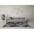 thumbnail image 3 of Ahgly Company Indoor Rectangle Abstract Gray Modern Area Rugs, 8' x 10', 3 of 4