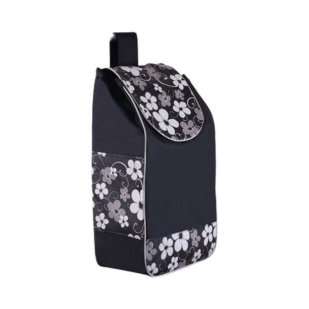 Yuarrent Bolsa de repuesto reutilizable cómoda y resistente Fabricada con Oxford Hecha de Oxford es resistente al agua Almacenamiento y organización del hogar PT Flor de ciruelo negro