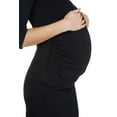 thumbnail image 4 of Women's Maternity ¾ Sleeve Bodycon Dress, 4 of 4