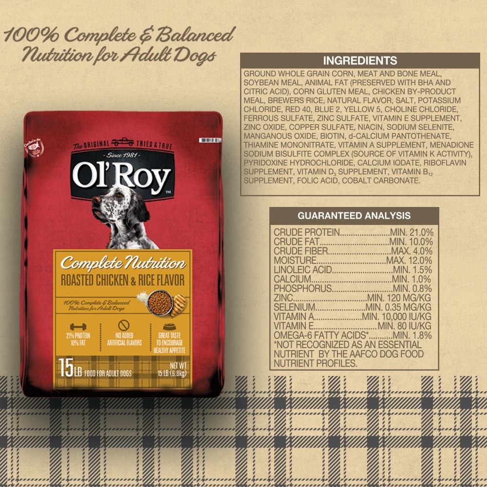 Ol Roy Brandclub Ol Roy Complete Nutrition Dry Dog Food 50 Lb
