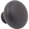 thumbnail image 2 of Bi-Fold Closet Door Knob, 1-1/2 Inches, Matte Black by Stone Harbor Hardware, 2 of 3
