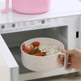 thumbnail image 4 of npkgvia Clearance,2PC Microwave Ramen Bowl With Lid Microwave Ramen Bowl Set Microwave Ramen Bowl Ramen Bowl With Handle That Apartment Dishwasher,Green, 4 of 7