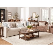 My Texas House Oval Coffee Table, Warm Brown