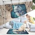 thumbnail image 7 of Qxltty Wolf King Dreamcatcher Cat litter Pads Pet Set of 3 Diaper Mats Center Anti-leakage Layer Absorbent Soft and Comfortable, 7 of 7