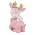 thumbnail image 3 of PBPBOX Miniature Reindeer Figurines Resin Deer Figurine Pink Home Decoration 1Set, 3 of 6