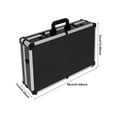 thumbnail image 3 of Large Makeup Case Portable Mobile Barber Station Hair Stylist Case Barber Stylist Suitcase Barber Tool Carrying Case Organizer with Code Lock Integrated Design, 3 of 13