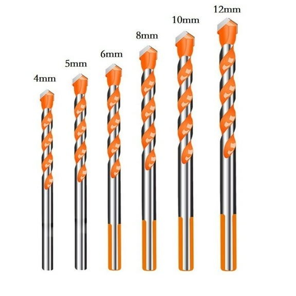 Heavy Duty Drill Bits for Concrete Tile Brick Woodworking Drilling 45681012mm