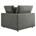 thumbnail image 4 of Modway Commix 5 Piece Down Filled Overstuffed Sectional Sofa Set in Gray, 4 of 10