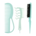 thumbnail image 2 of Hair Edge Brush, Teasing Brush Set Scalp Massaging Portable  For Beauty Salon, 2 of 8