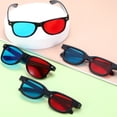 thumbnail image 4 of Red Blue 3D Viewing Glass, Plastic 3D Movies Glass, 5.7 Inch Black Frame, 4 of 7