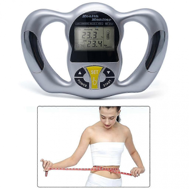 Handheld Body Fat Tester, Body Composition Analyzer, Body Fat Measuring Instrument Bmi Meter Fat Analyzer Body Fat Monitor Fat Measuring Devi