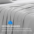 thumbnail image 3 of Casa Platino California King Bed Set Pre-Washed Ultra Soft California King Bed Sheets Set Brushed Microfiber Sheets California King Size California King Size Sheets Set with Deep Pockets - Silver, 3 of 5