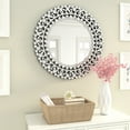thumbnail image 3 of SHYFOY Jeweled Accent Wall Mirror 33.85 Inches Round Sparkly Decorative Mirrors for Wall Decor, 3 of 9