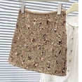 thumbnail image 5 of RYDCOT Sequin Sparkly Skirt Low Waist Bodycon Party Club Shorts Mini Micro Glitter Skirts Gold, 5 of 8