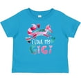 thumbnail image 3 of Inktastic I Love My Gigi Pink and Blue Fox with Hearts Boys or Girls Baby T-Shirt, 3 of 5