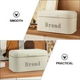 thumbnail image 3 of unbranded Bread Box De Metal Beige Para Countertop Que Mantiene Pan Fresco Y De Cocina, 3 of 8
