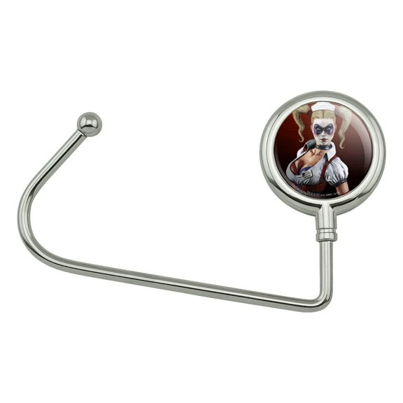 Batman Arkham Asylum Video Game Harley Quinn Purse Bag Hanger Holder Hook
