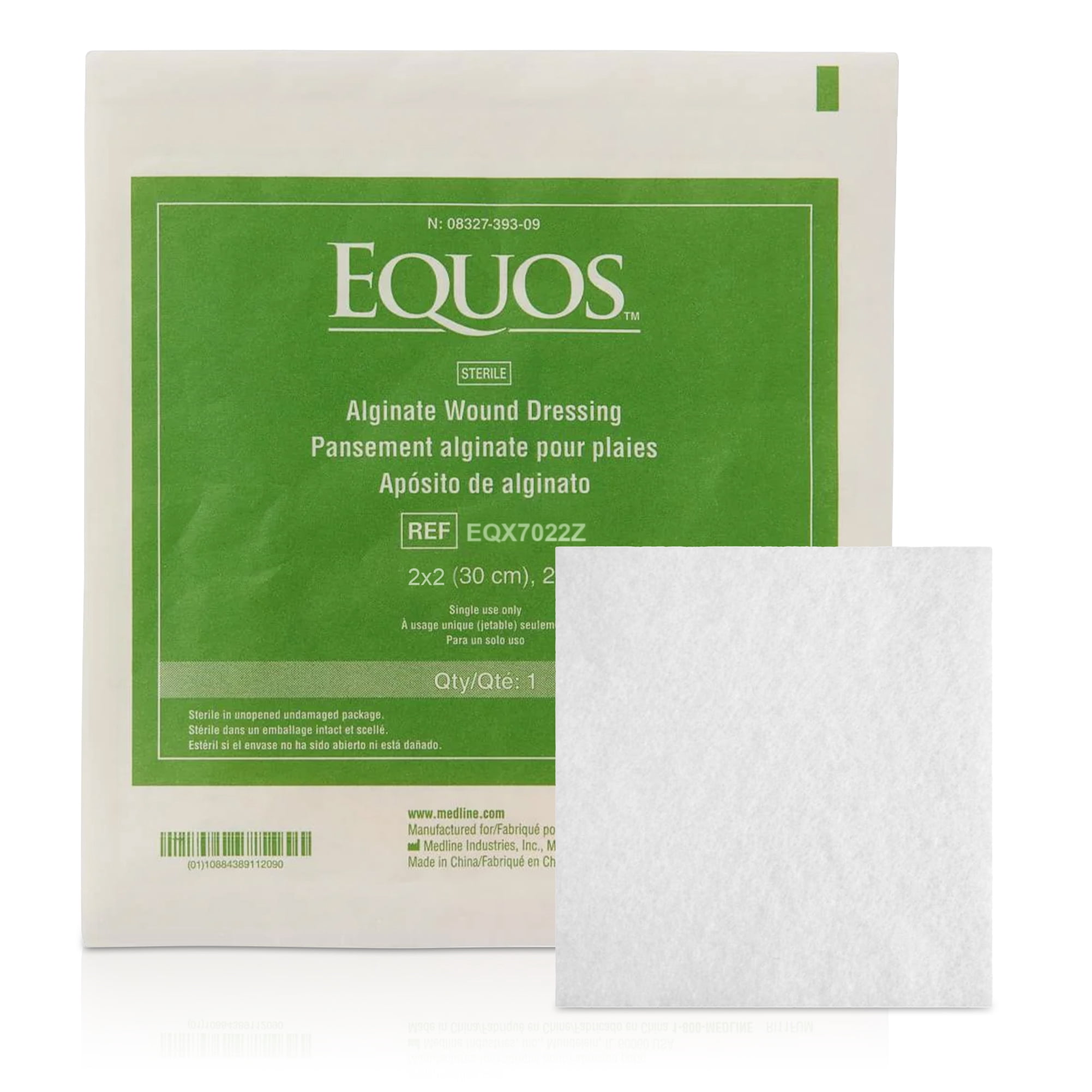 green mesh wound dressing Medline Maxorb® II Alginate Dressings, 6