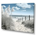 thumbnail image 2 of Designart "Dreams Path Beach Seascape II" Nautical & Beach Canvas Print, 2 of 5