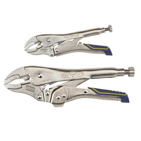 

IRWIN IRHT82590 - Vise Grip Fast Release 2 Pieces Curved Jaws Locking Pliers Set