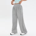 thumbnail image 4 of Endives Womens Baggy Pants Stretchy Flare Wide Leg Pants Lightweight With Pockets Fall Trendy 2025, 4 of 7