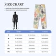 thumbnail image 4 of Picia Butterfly Mens Soft Woven Cotton Elastic Waistband Sleep Pajama Pant Lounge Sleep Pant With Pockets And Drawstring-X-Large, 4 of 9