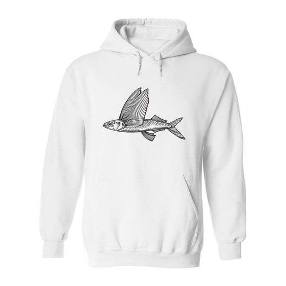 Beautiful Flying Fish  Hoodie Women -Image by Shutterstock, Female 3X-Large