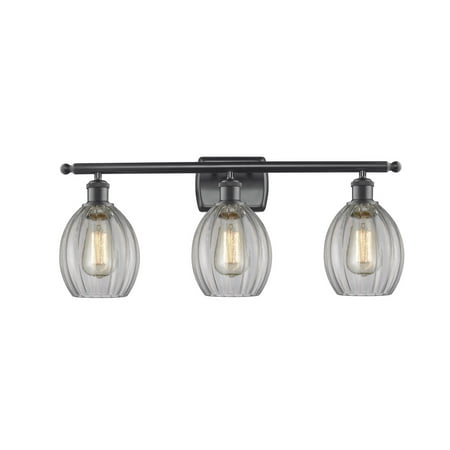 

Innovations 516-3W-BK-G82-LED Eaton 3 Light Bath Vanity Light part of the Ballston Collection Matte Black