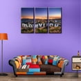 thumbnail image 1 of TISHIRON 3PCS Framed Canvas Wall Art Set,36"x24" Mountain Canvas Art Decor, 1 of 7